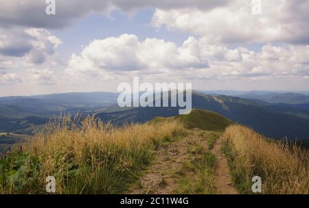 Bieszczady Mountains National Park in Poland Stock Photo