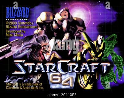 Star Craft 64 Starcraft - Nintendo 64 Videogame - Editorial use