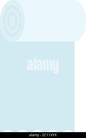 Toilet paper roll vector icon flat isolated Stock Vector