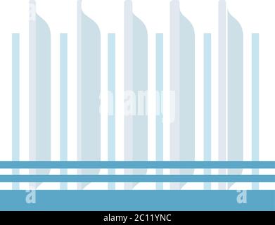 Dish drier with plates vector icon flat isolated Stock Vector