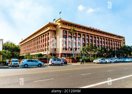 Ministry of Railway or well known as Indian Railways is one of the remaining Public Sector Units (PSU) located in New Delhi, Delhi, India. Stock Photo