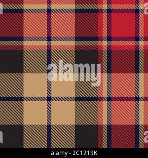 Plaid Tartan Checkered Seamless Pattern- Plaid, checkered, tartan seamless pattern suitable for fashion textiles and graphics Stock Vector