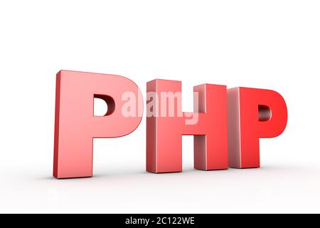 3d illustration sign php Stock Photo