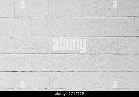 background texture of white Lightweight Concrete block, Foamed  , raw material for industrial wall or house Stock Photo