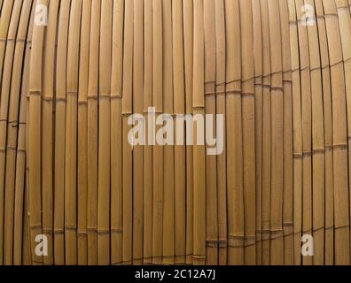 bamboo fence background Stock Photo