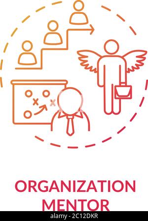 Organization mentor concept icon Stock Vector Image & Art - Alamy