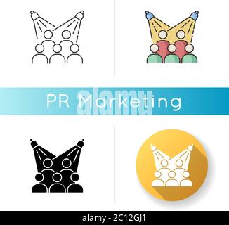 Public event icon Stock Vector