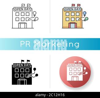 Open house day icon Stock Vector