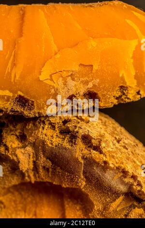 Cheese gourmet Mimolette. Healthy food background. Healthy fresh nutrition.  Stock Photo