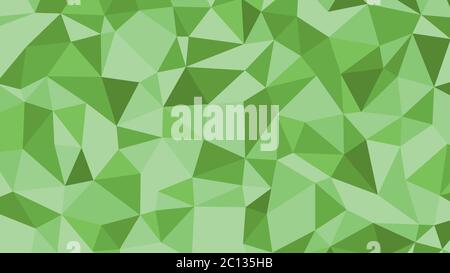 Abstract green background with triangles in green colour scale Stock ...