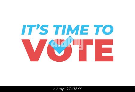 Voting Symbols vector design. template Elections icons. check marks. Vector. vote label. Vote, poll icon. Stock Vector
