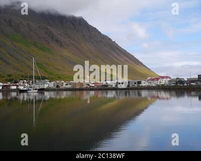 Bay in Iceland Stock Photo