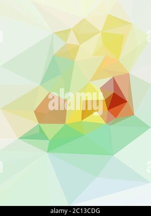 Abstract Low Poly Background Stock Photo