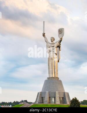 Monument of Mother Motherland. Ukraine Stock Photo