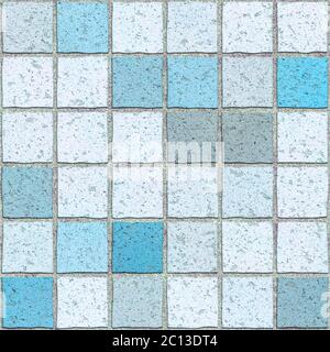 Pattern of seamless ceramic tile wall texture Stock Photo