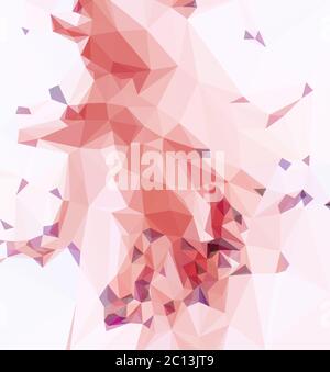 Abstract Low Poly Background Stock Photo