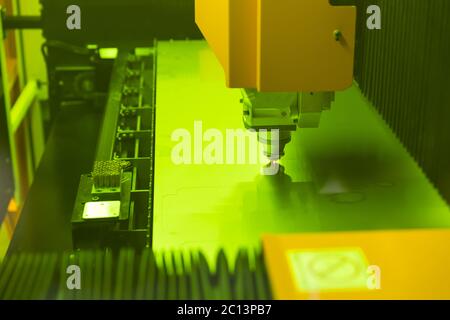 High precision CNC laser Stock Photo