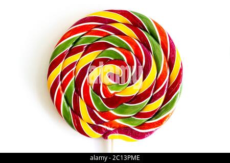 Lollipop isolated on a white background Stock Photo