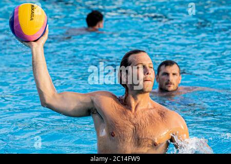 Siracusa, Italy. 11th June, 2020. niccolò figari (italy) during Collegiate Training Settebello Italian Waterpolo Team at Caldarella Pool, Waterpolo Italian National Team in siracusa, Italy, June 11 2020 Credit: Independent Photo Agency/Alamy Live News Stock Photo