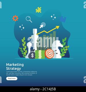 marketing strategy, business finance analysis audit with graphs charts. Return on investment ROI concept. increase profit stretching rising up. banner Stock Vector