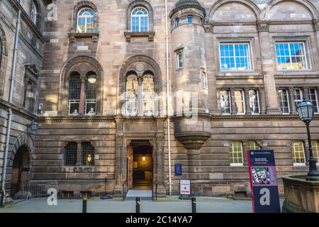 Old Medical School of University of Edinburgh in Edinburgh, the capital of Scotland, part of United Kingdom Stock Photo