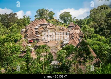 Bena Village in Flores Stock Photo