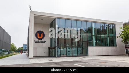 Teesside University Business School in Middlesbrough,England,UK Stock Photo