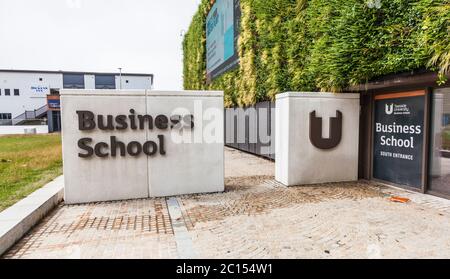 Teesside University Business School in Middlesbrough,England,UK Stock Photo