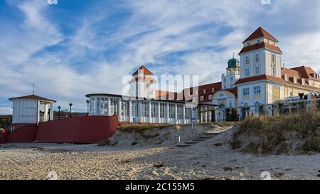 Kurhaus in Binz Stock Photo