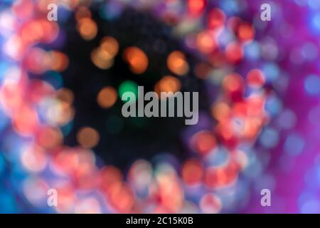 Colorful blurred abstract macro background Stock Photo