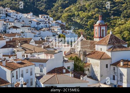 Benarrabá is a town and municipality in the province of Málaga, part of the autonomous community of Andalusia in southern Spain. Stock Photo