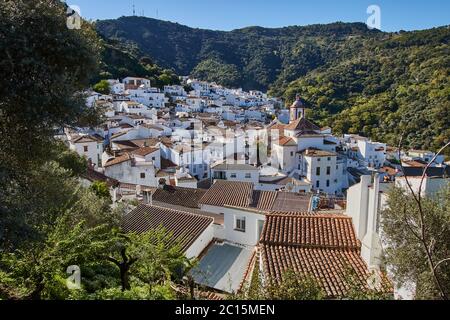 Benarrabá is a town and municipality in the province of Málaga, part of the autonomous community of Andalusia in southern Spain. Stock Photo