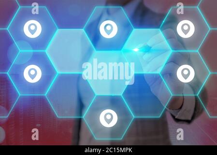 Grids And Different Set Up Of The Icons Latest Digital Technology Concept Stock Photo