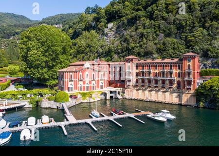 Luxury hotel of Villa d'Este in Cernobbio. Lake of Como in Italy