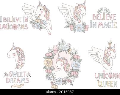 Unicorn Face Stock Clipart | Royalty-Free | FreeImages