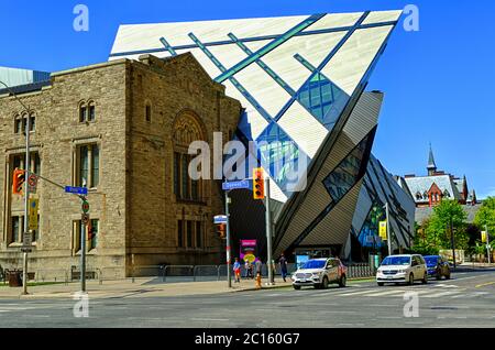 Royal Ontario Museum Toronto Ontario Canada. The Michael Le Chin Crystal. Stock Photo