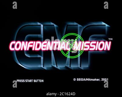 Confidential Mission - Sega Dreamcast Videogame - Editorial use only Stock Photo