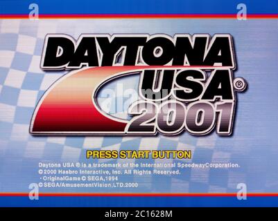 Daytona USA 2001 - Sega Dreamcast Videogame - Editorial use