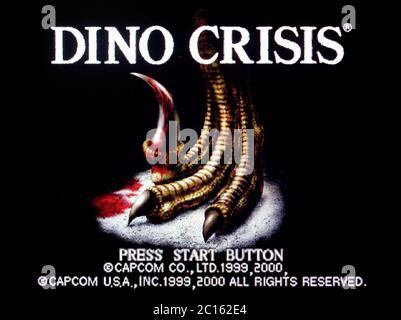 Dino Crisis - Sega Dreamcast Videogame - Editorial use only Stock Photo