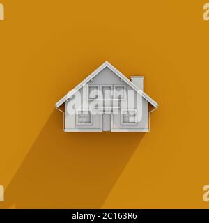 3d House Icon Stock Photo