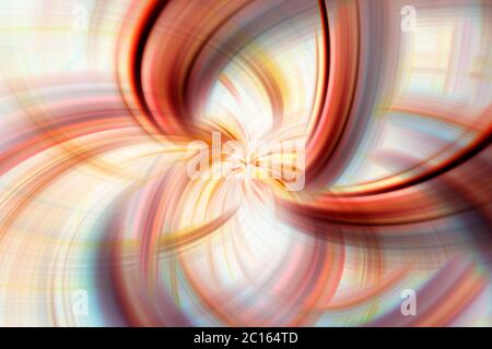 Abstarct background. Twirl effect as a orange decorative patterned wallpaper. soft focus. Stock Photo