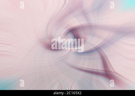 Abstarct background. Twirl effect as a light pink decorative patterned wallpaper. soft focus. Stock Photo
