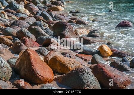 Stones on the beach Stock Photo
