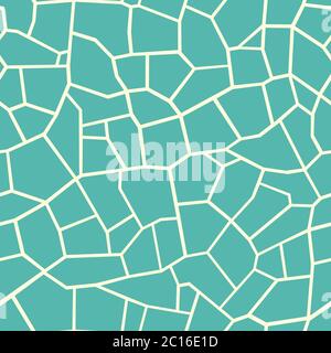 Vector seamless pattern. Modern stylish abstract texture alike stone plate paving. Repeating geometric shapes Stock Vector