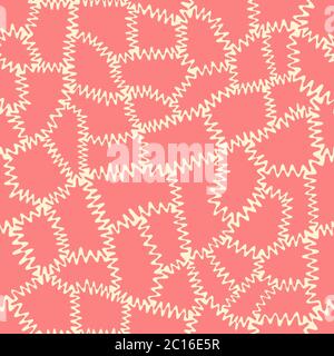 Vector seamless pattern. Modern stylish abstract texture alike stone plate paving. Repeating geometric shapes Stock Vector