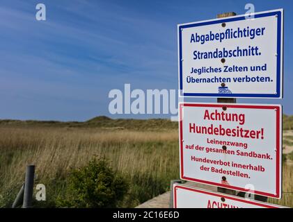 beach section Stock Photo