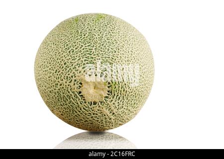 melon on white background. Stock Photo