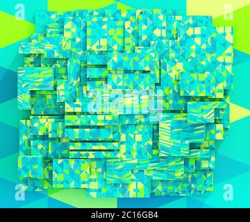 Geometrical Triangular Background Stock Photo