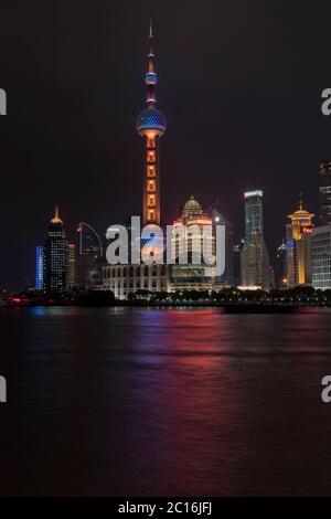 Shanghai skyline buildings across the Huangpu river Stock Photo - Alamy