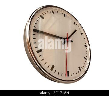 Realistic Office Clock Stock Photo